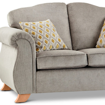 Freya Chenille Fabric 3 Piece Sofa Suite - 5