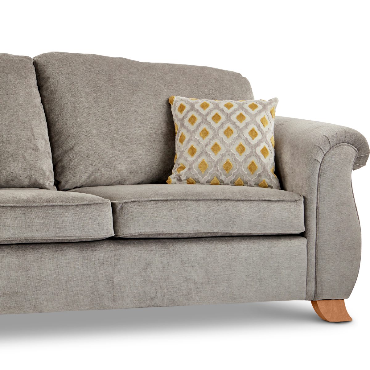 Freya Chenille Fabric 3 Piece Sofa Suite - 3