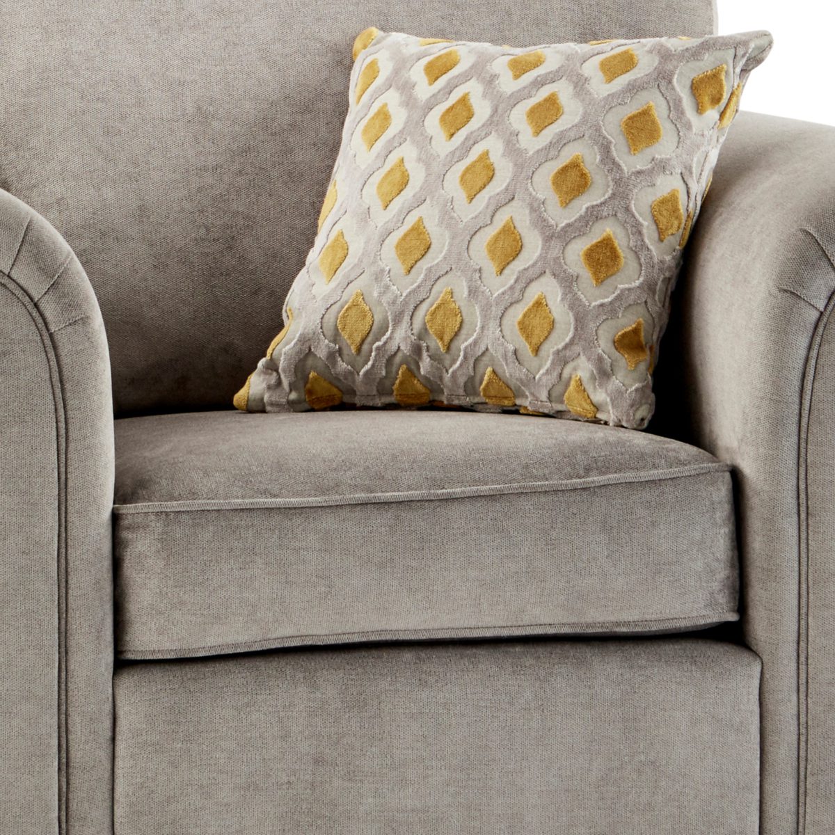 Freya Chenille Fabric Armchair - 3