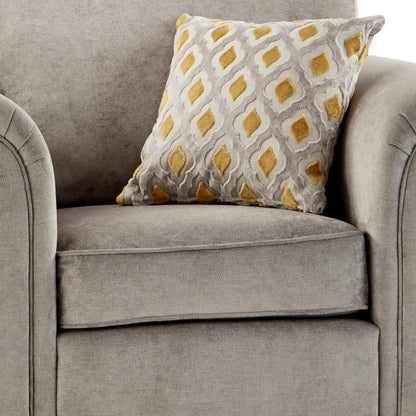 Freya Chenille Fabric Armchair - 3