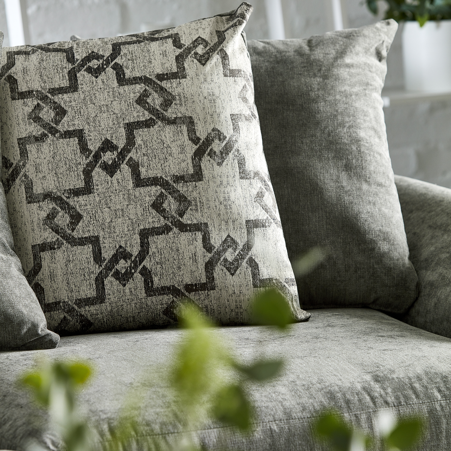 Graceland Fabric 5 Seater Corner Sofa