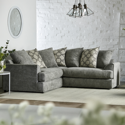 Graceland Fabric 5 Seater Corner Sofa