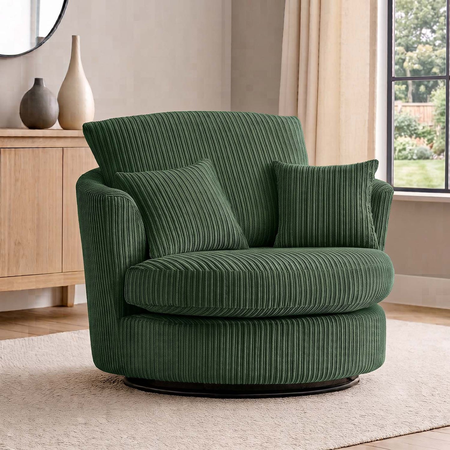 Luxor / Ferguson / Delta Cord Swivel Chair