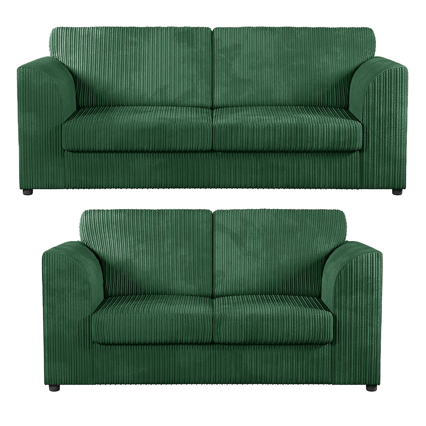 Luxor Full Jumbo 3 + 2 Seater Sofa Set – Full Back