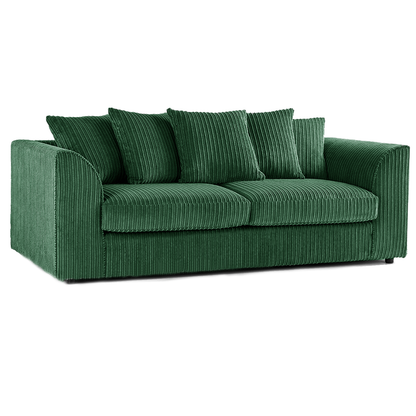 Luxor Full Jumbo Cord 3 Seater - Scatter Back