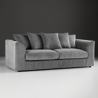Luxor Full Jumbo Cord 3 Seater - Scatter Back