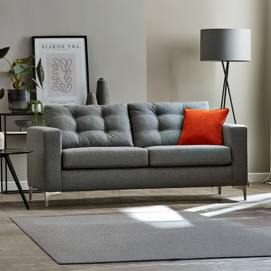 Hackney Fabric 3 Seater Sofa