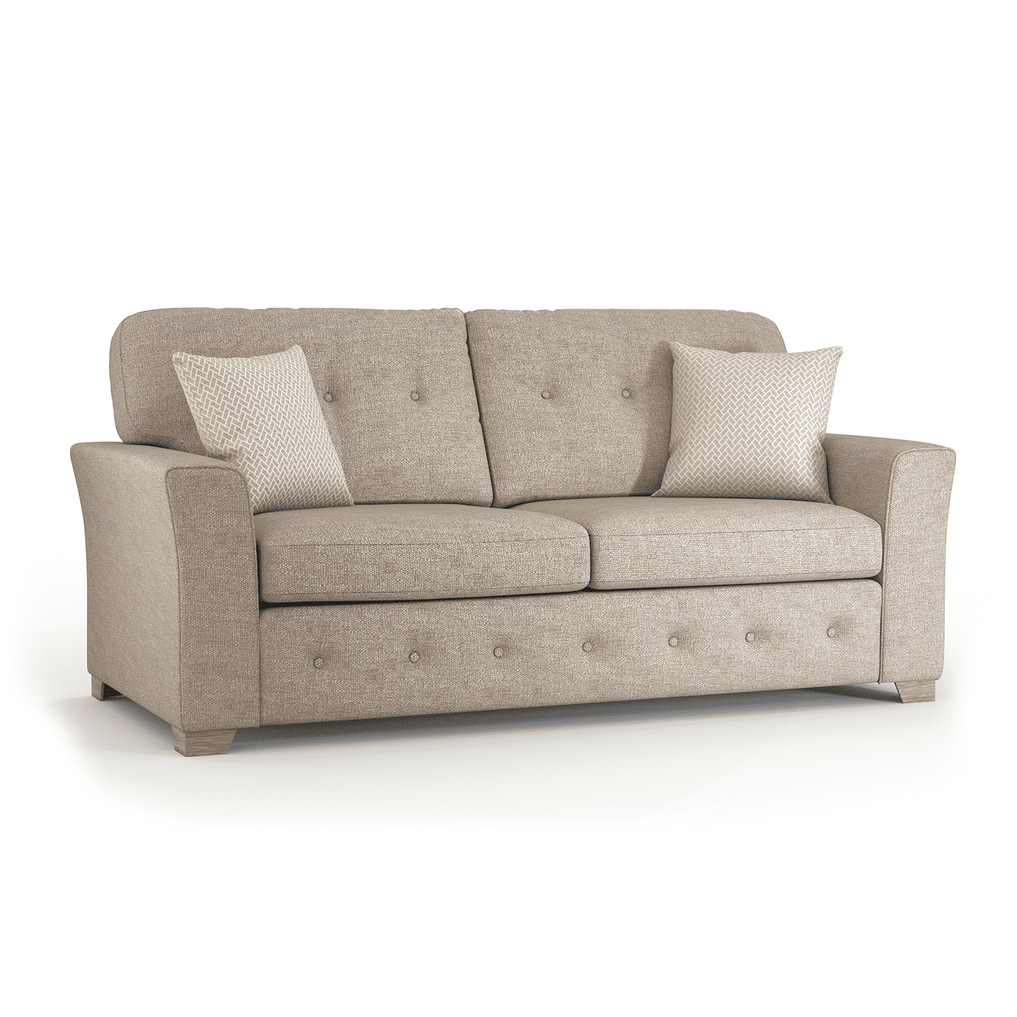 Hartley Fullback Tufted 3 Seater Sofa