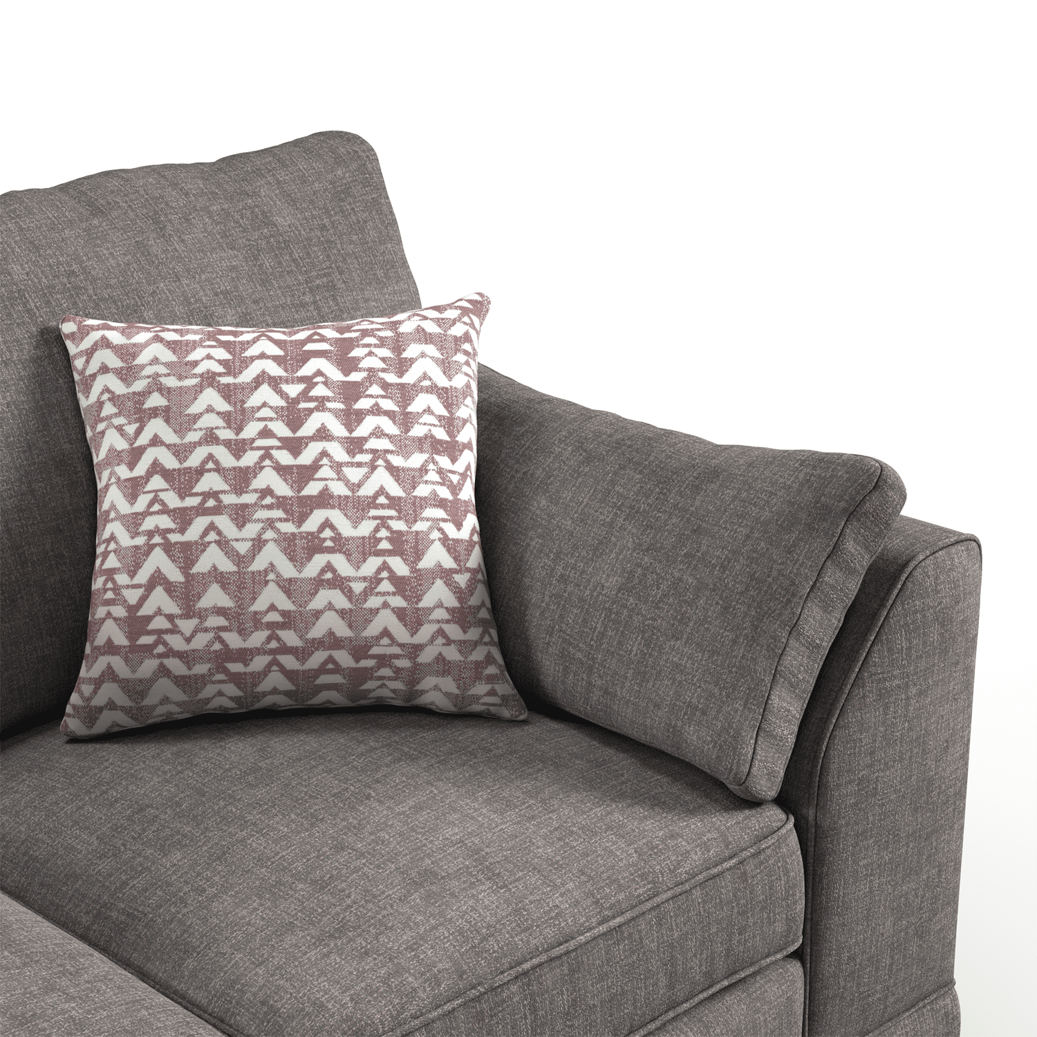 Hilliard Fullback Fabric 3 Seater Sofa - 4