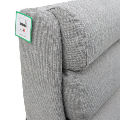 Burton Rise and Recline Armchair Electric Dual Motor Grey - 6