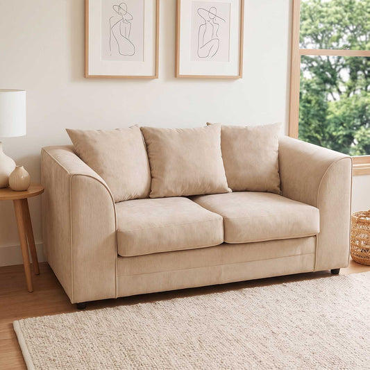 Casper Chenille Fabric 2 Seater Sofa