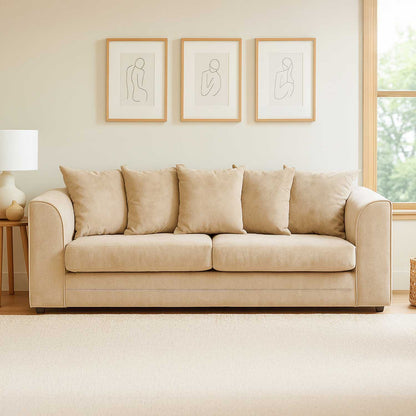 Casper Chenille Fabric 3 Seater Sofa