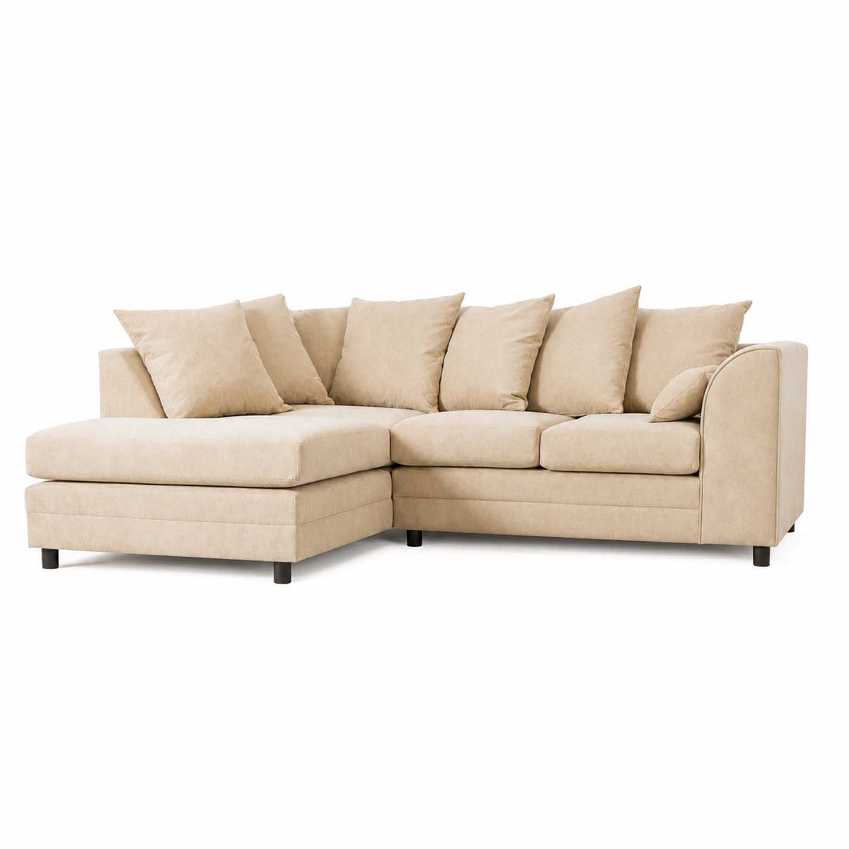 Casper Chenille Fabric Corner Sofa