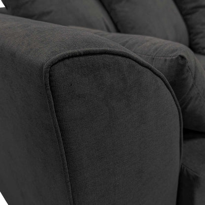 Casper Chenille Fabric 3 Seater Sofa