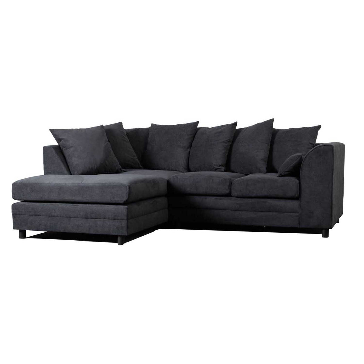 Casper Chenille Fabric Corner Sofa