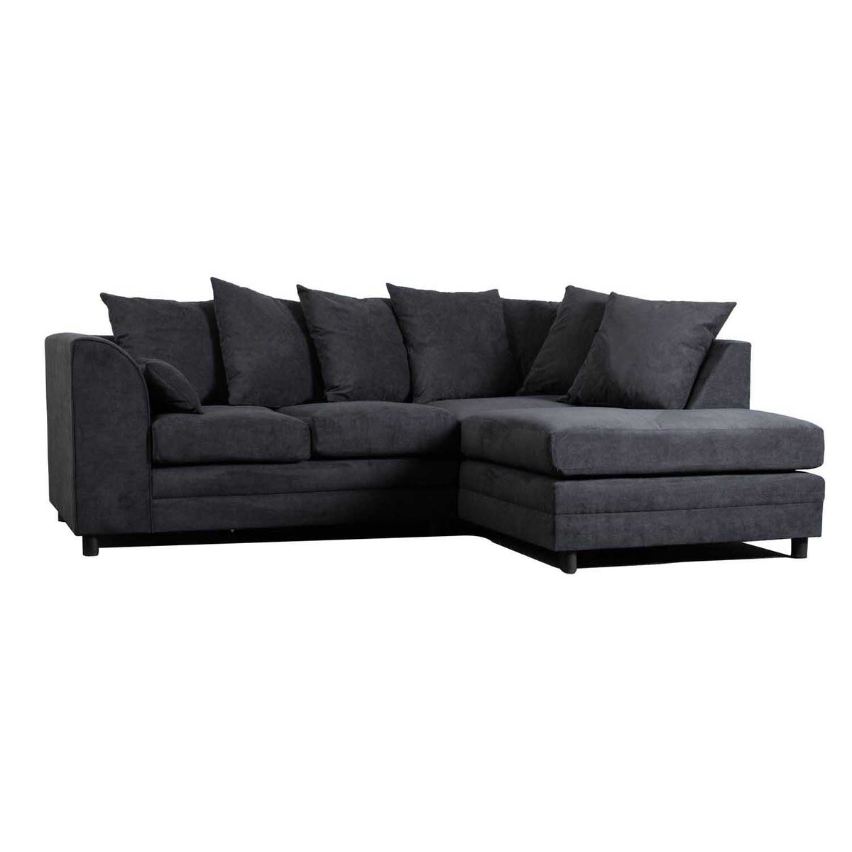 Casper Chenille Fabric Corner Sofa
