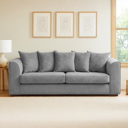 Casper Chenille Fabric Sofa Set