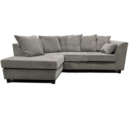 Casper Chenille Fabric Corner Sofa