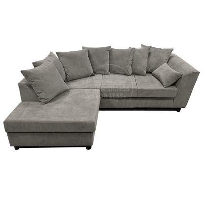 Casper Chenille Fabric Corner Sofa