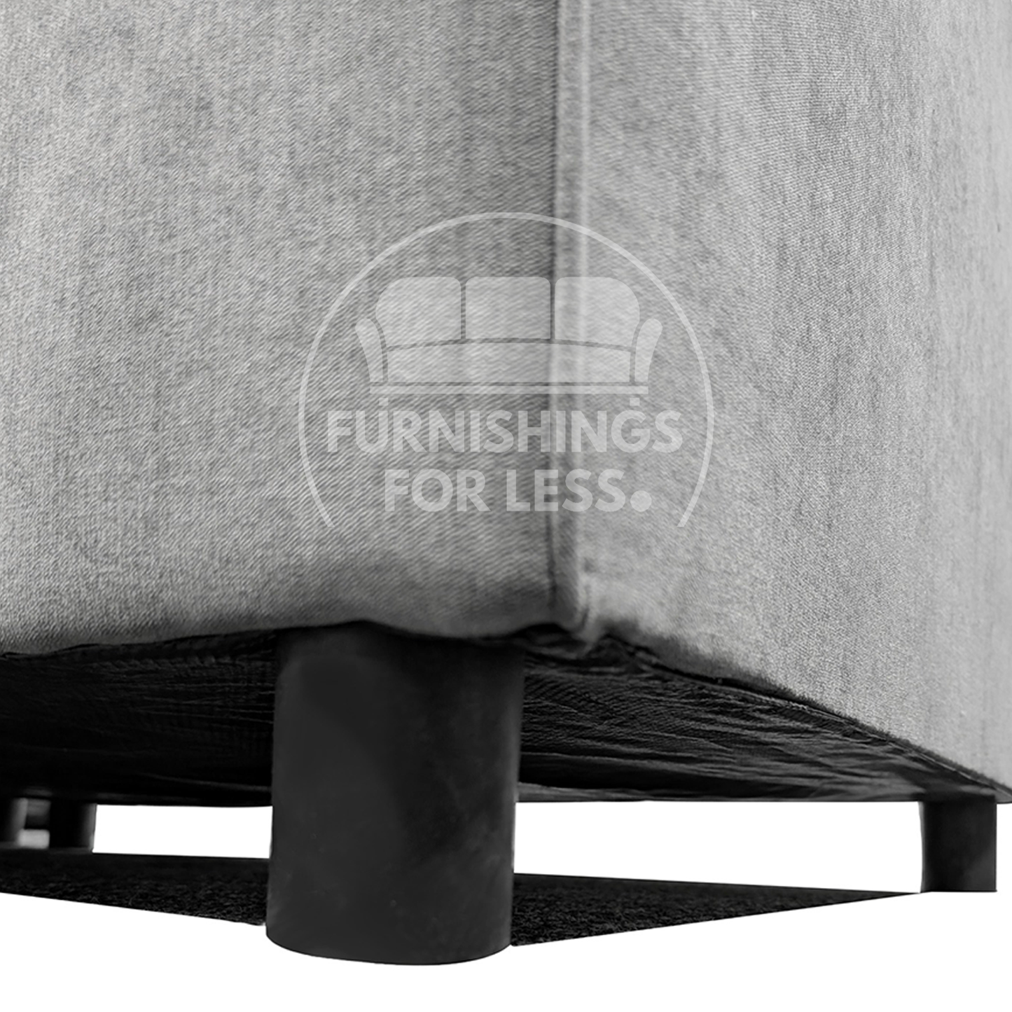 Casper Chenille Fabric Corner Sofa