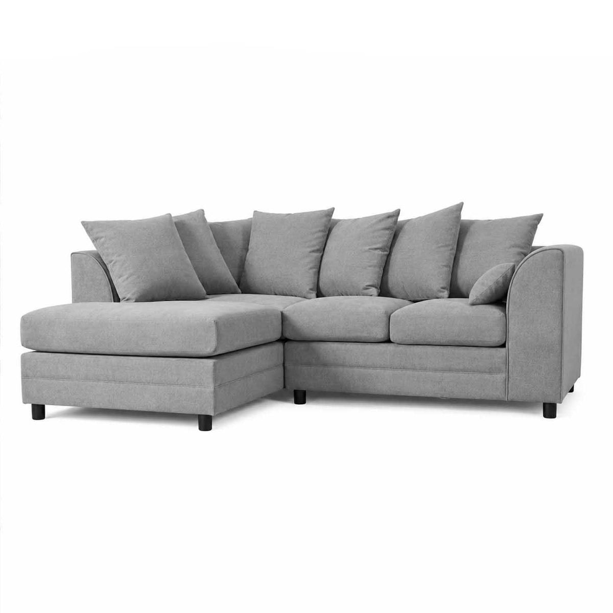 Casper Chenille Fabric Corner Sofa