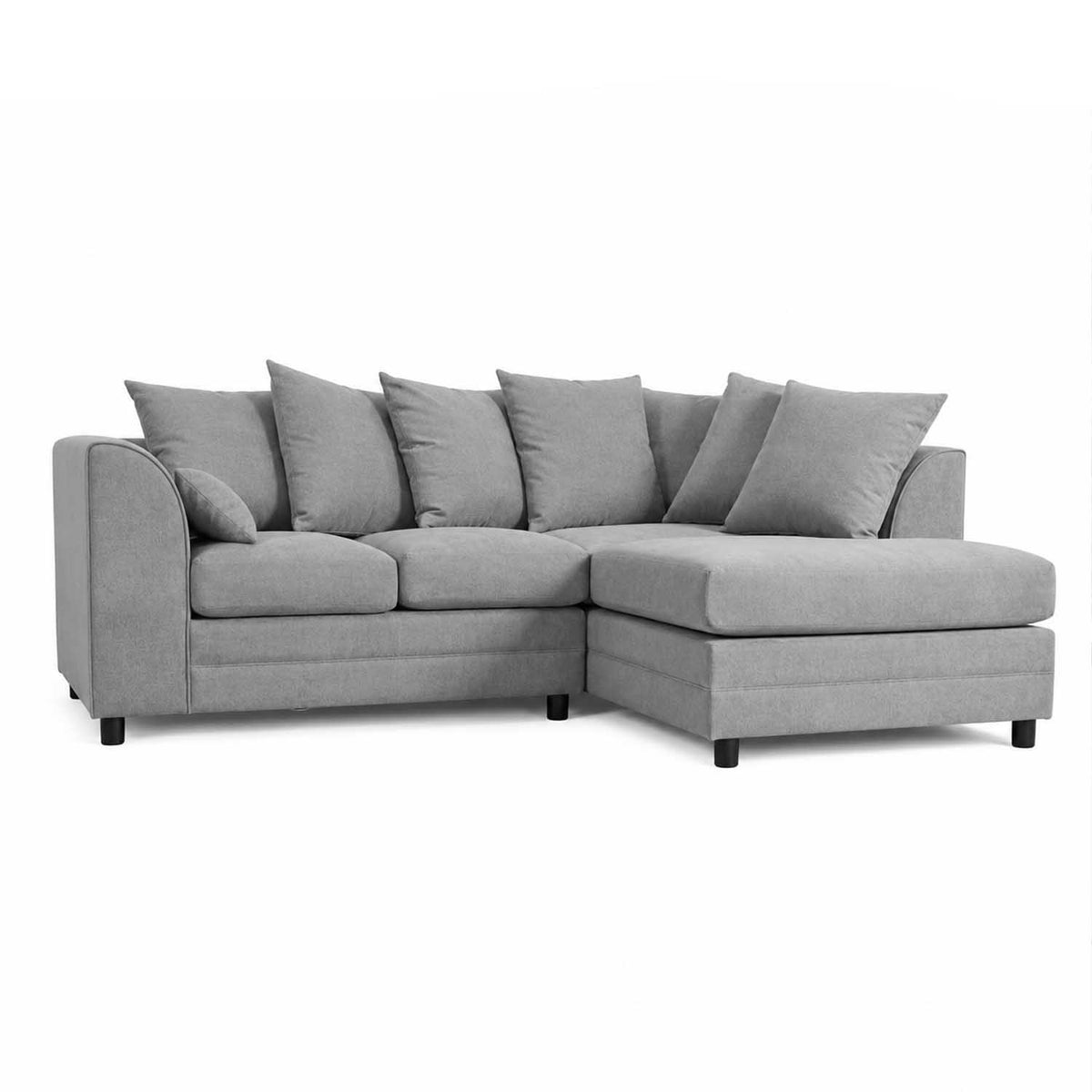 Casper Chenille Fabric Corner Sofa
