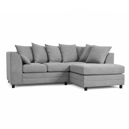 Casper Chenille Fabric Corner Sofa