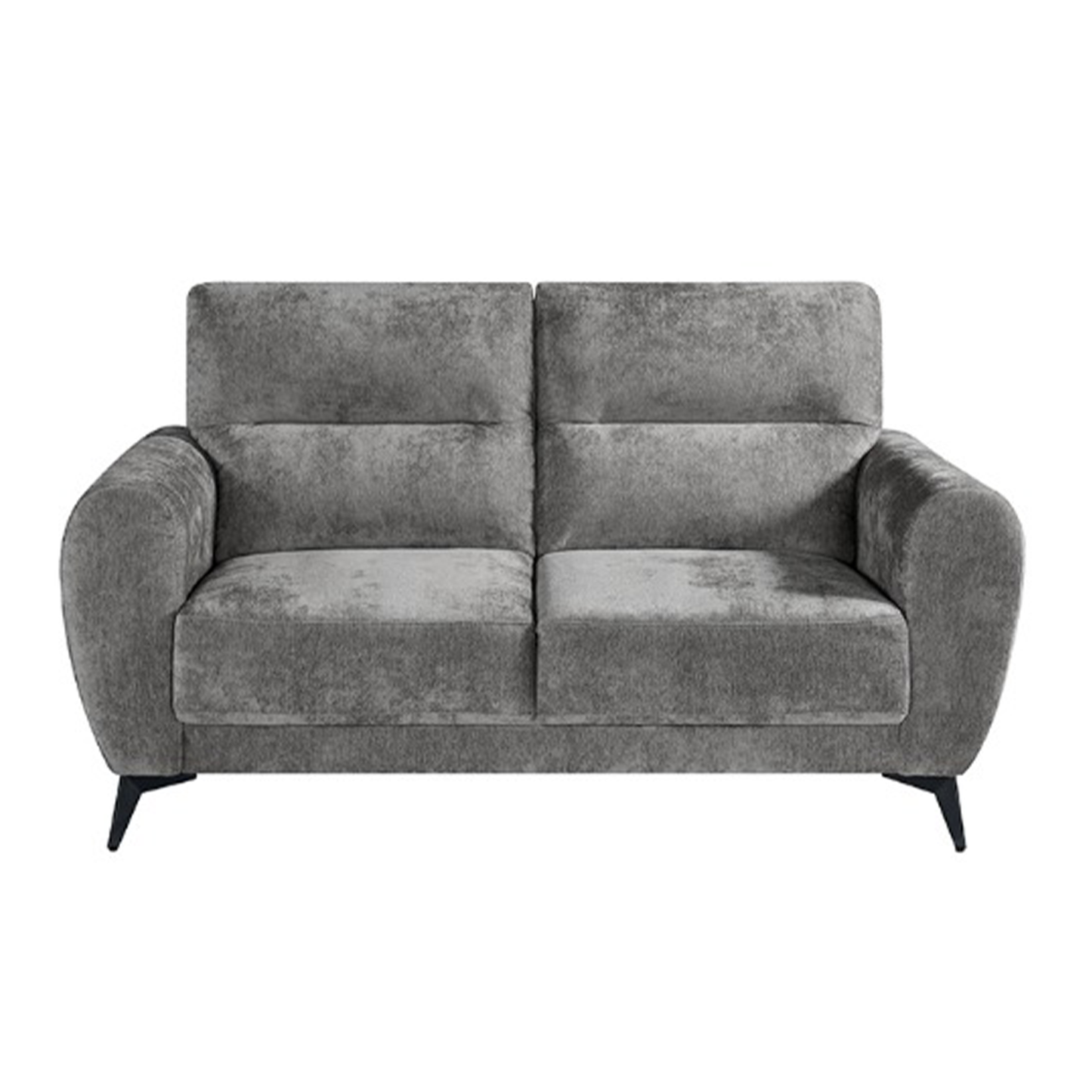 Leo Grey Seoul Battleshop Fabric 2 Seater sofa