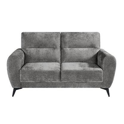 Leo Grey Seoul Battleshop Fabric 2 Seater sofa