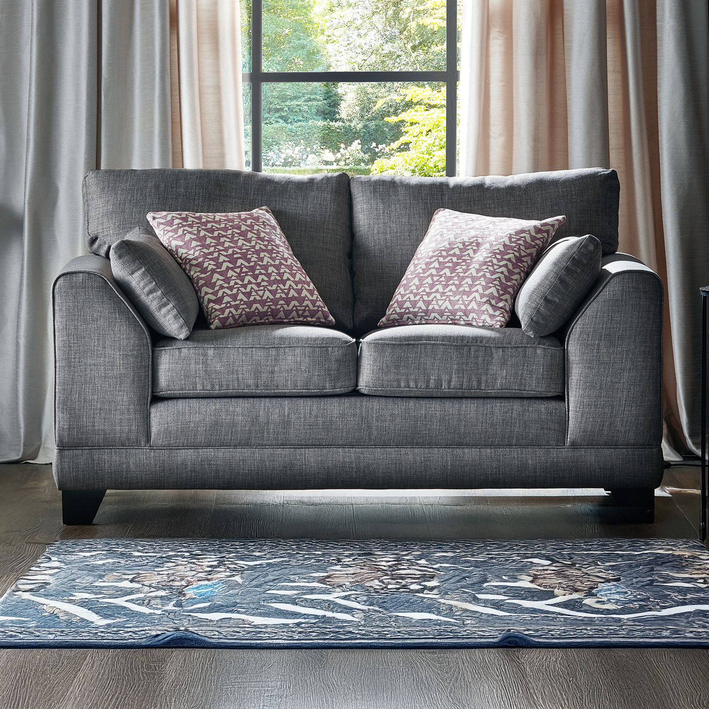Hilliard Fullback Fabric 2 Seater Sofa
