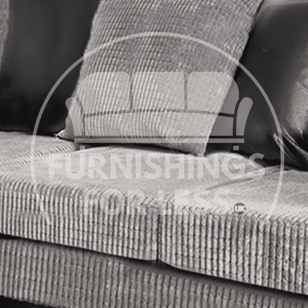 Luca Mixed Fabric 5 Seater Corner Sofa - Scatter Back - 5