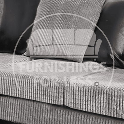 Luca Mixed Fabric 5 Seater Corner Sofa - Scatter Back - 5