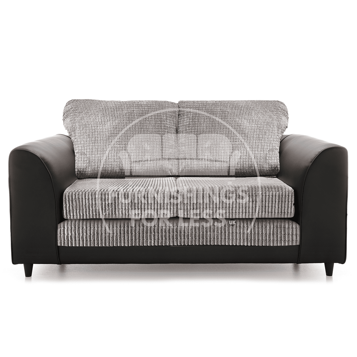 Luca Mixed Fabric 2 Seater - Full Back