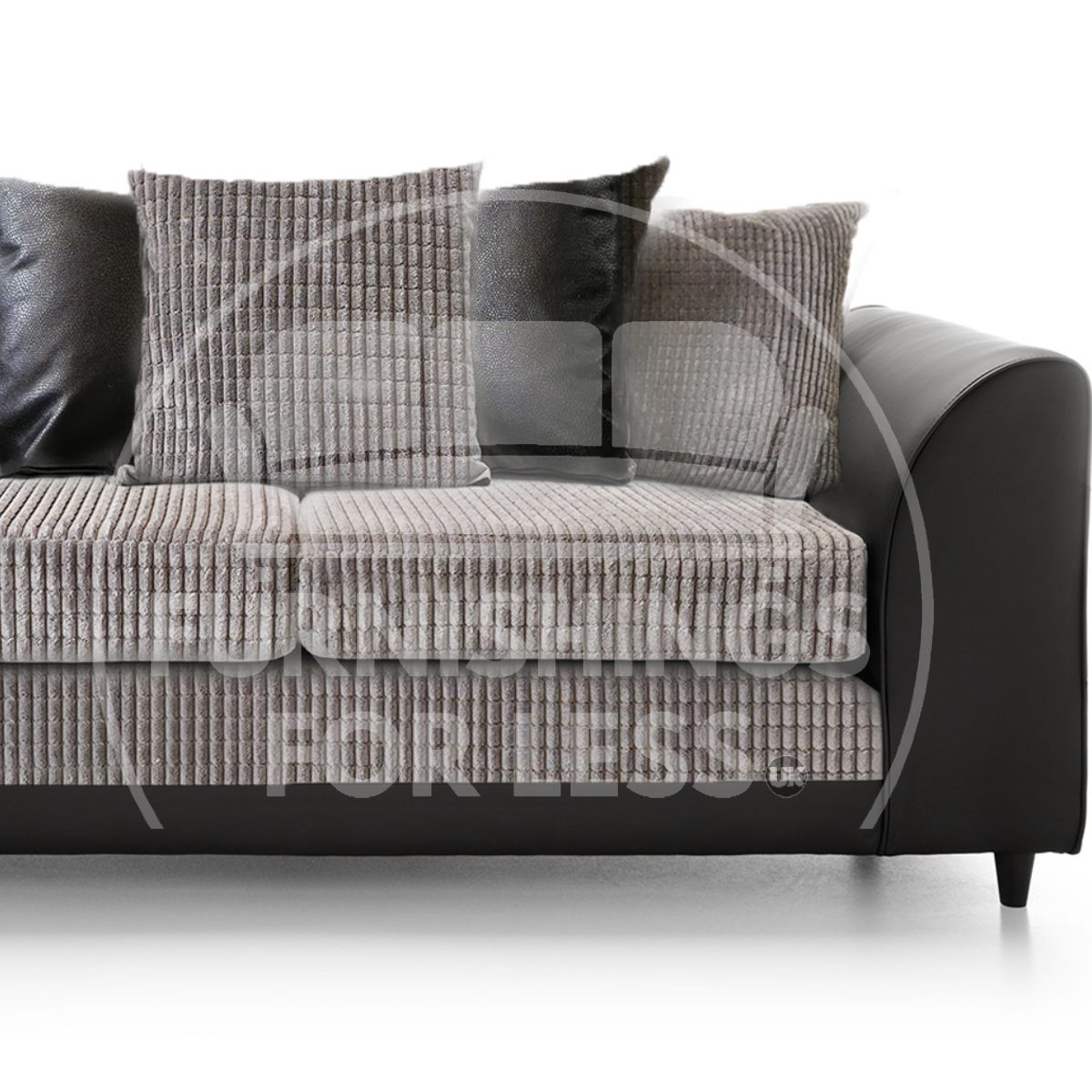 Luca Mixed Fabric Sofa Suite - Scatter Back - 3