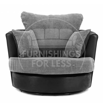 Portland Fabric Swivel Chair
