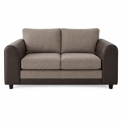 Luca Mixed Fabric Sofa Suite - Full Back
