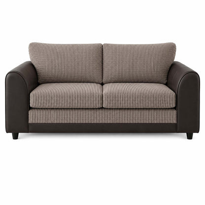 Luca Mixed Fabric Sofa Suite - Full Back