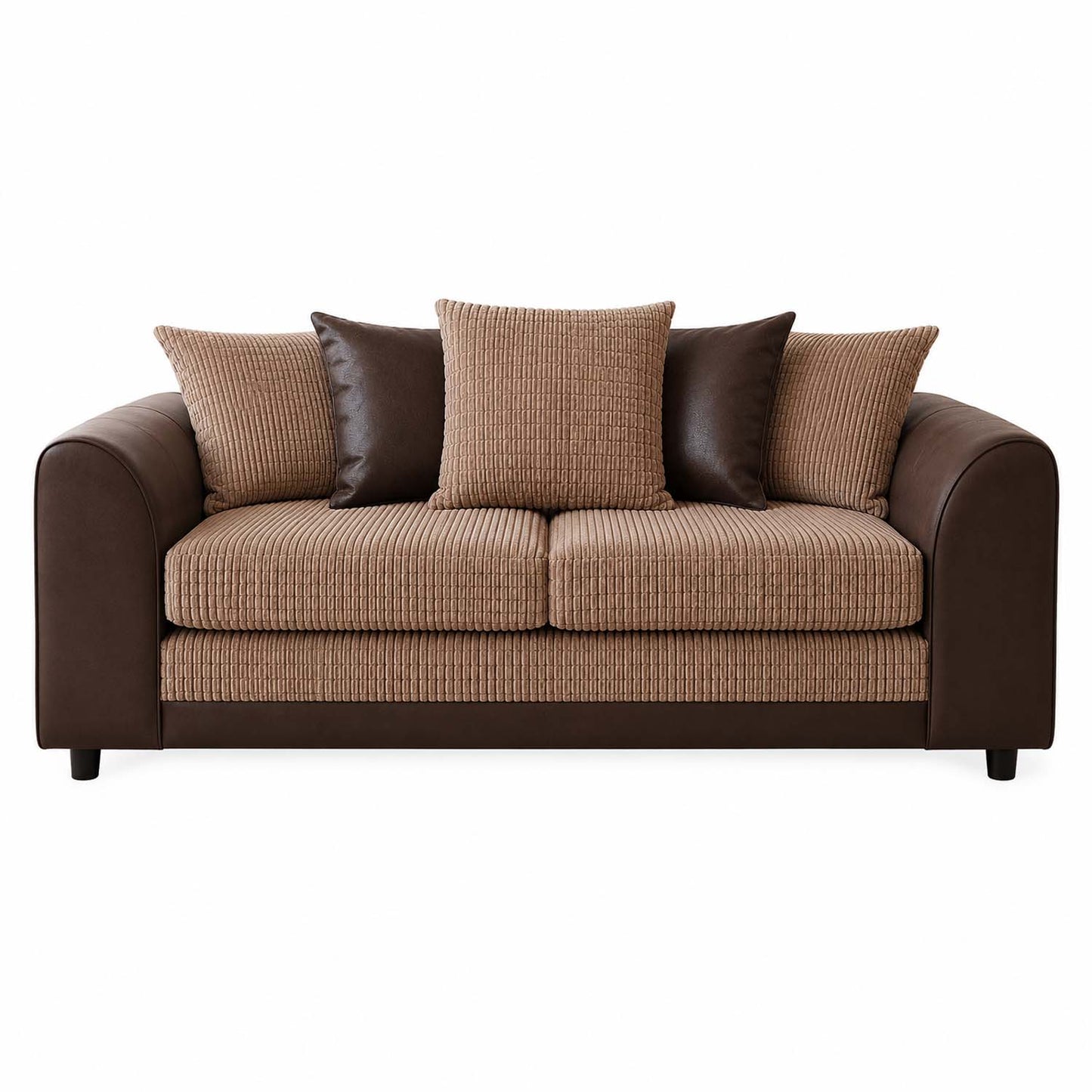 Luca Mixed Fabric Sofa Suite - Scatter Back
