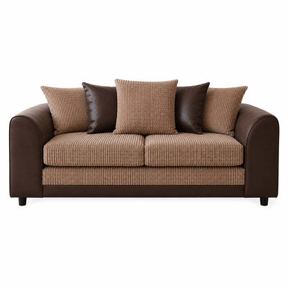Luca Mixed Fabric Sofa Suite - Scatter Back