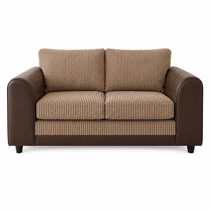 Luca Mixed Fabric Sofa Suite - Full Back