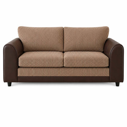 Luca Mixed Fabric Sofa Suite - Full Back