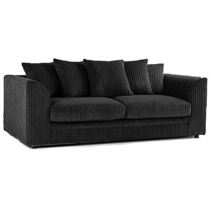 Luxor Full Jumbo Cord 3 Seater - Scatter Back