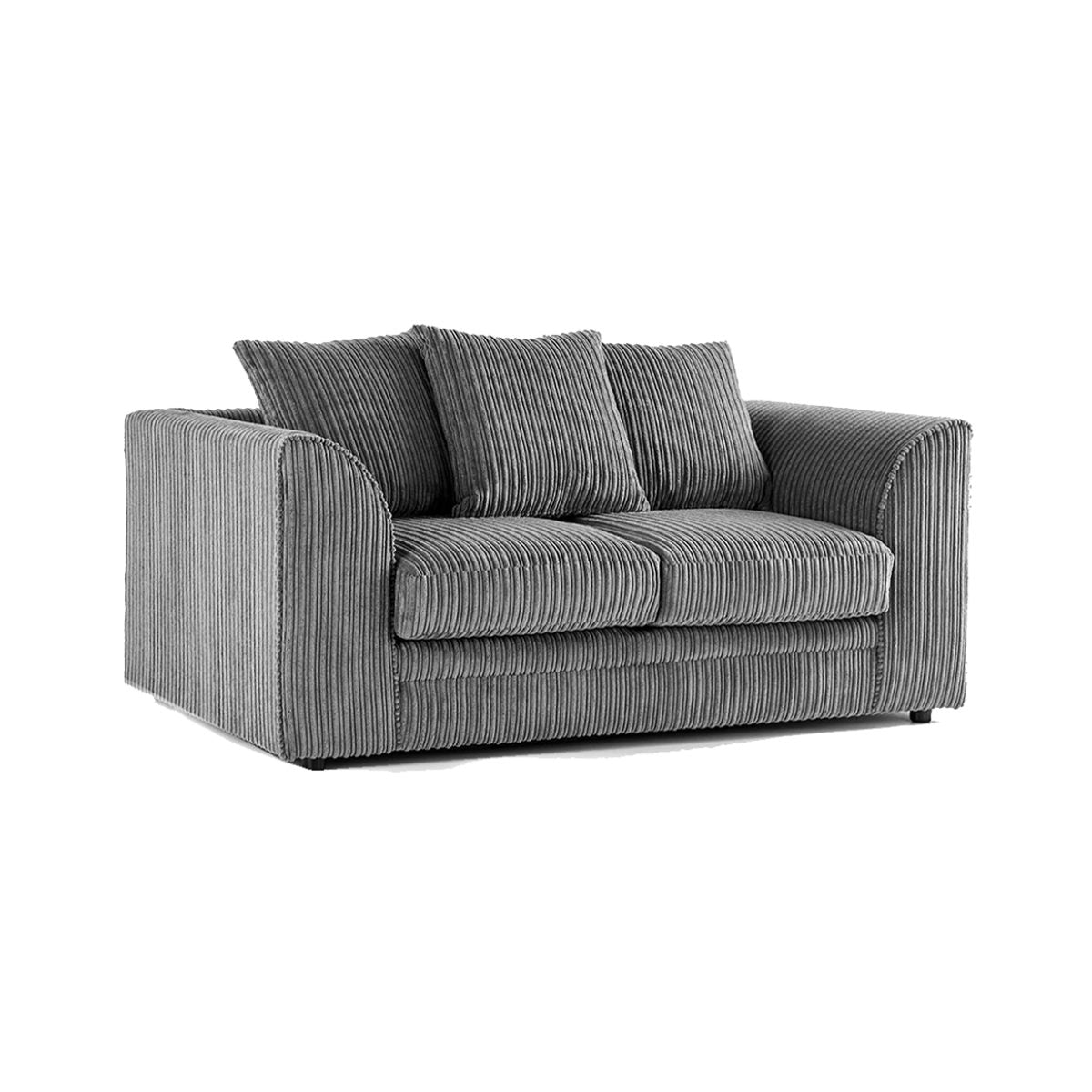 Luxor Full Jumbo Cord 2 Seater Scatter Back Sofa | Furnishings For