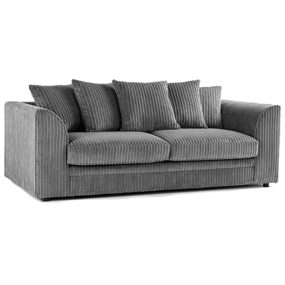 Luxor Full Jumbo Cord 3 Seater - Scatter Back