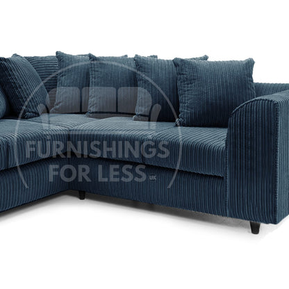 Ferguson Full Jumbo Cord Corner Sofa - 4