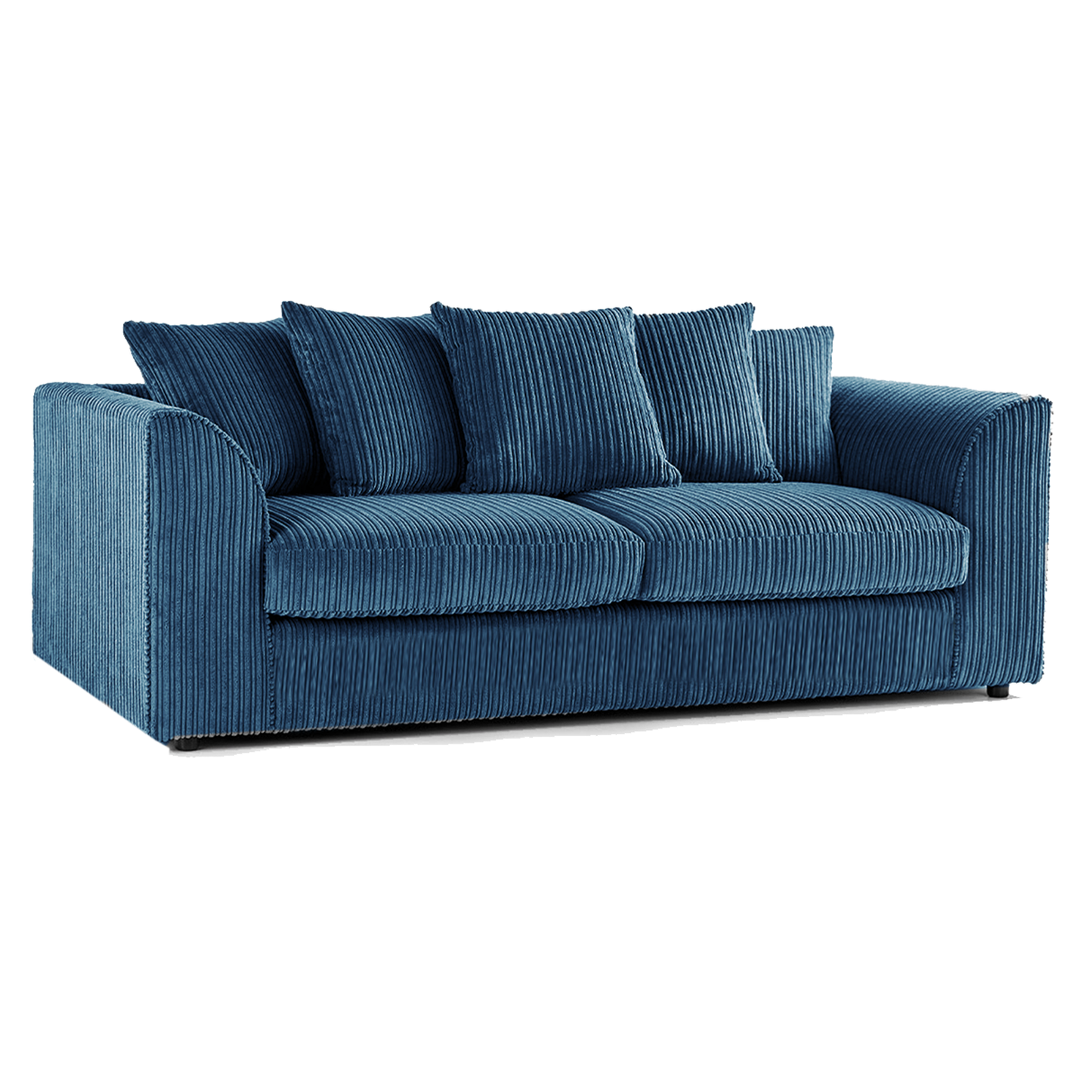 Luxor Full Jumbo Cord 3 Seater - Scatter Back