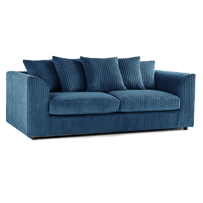 Luxor Full Jumbo Cord 3 Seater - Scatter Back
