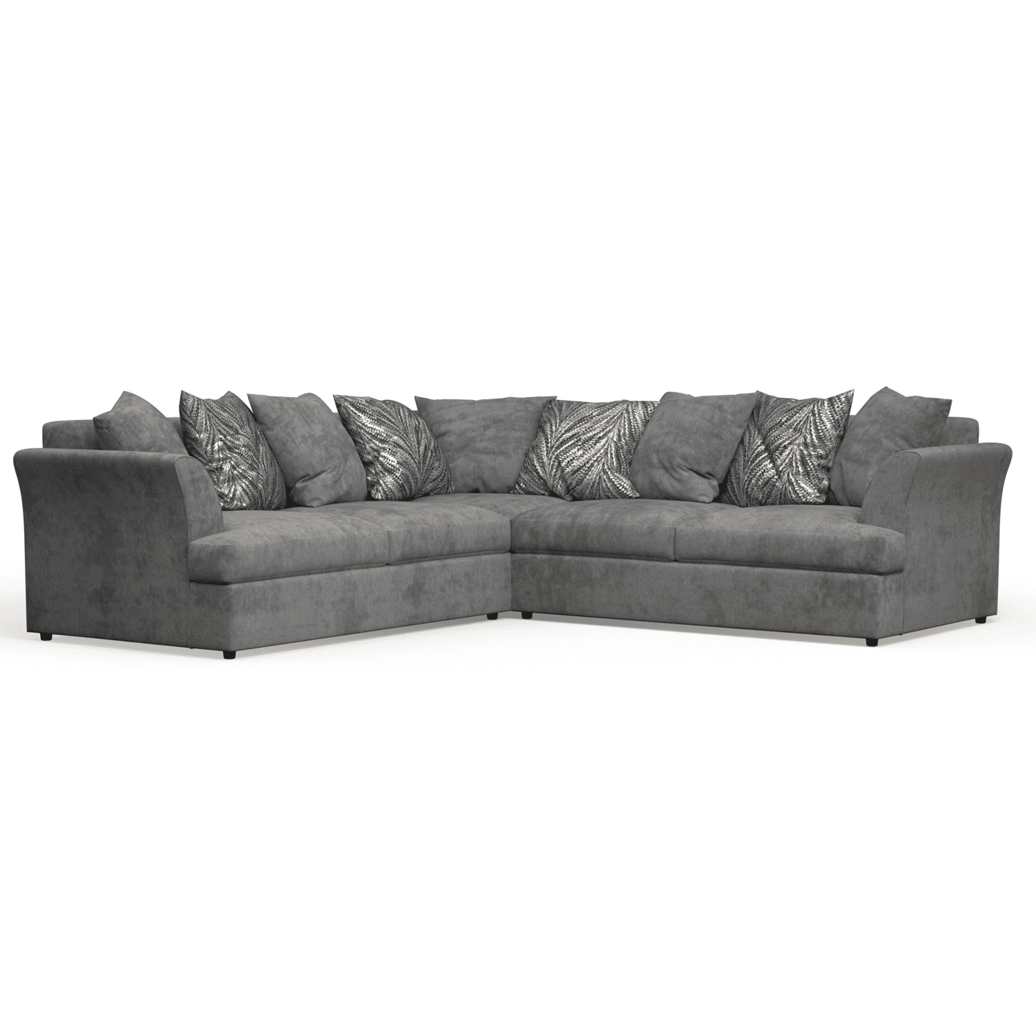 Mellors Chenille 5 Seater Corner Sofa