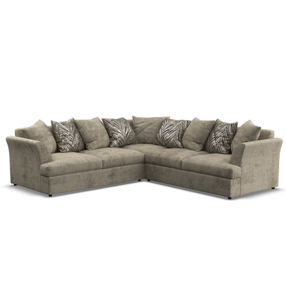 Mellors Chenille 5 Seater Corner Sofa
