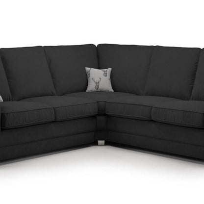 Milan Chesterfield Fabric 5 Seater Corner Sofa - Full Back - 6
